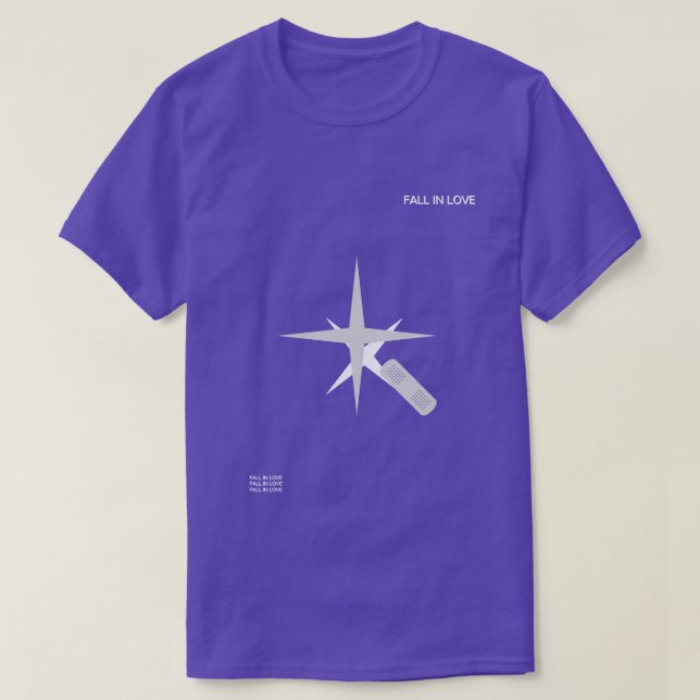 T-shirt TOMBER AMOUREUX pour les garçons cool (Design devant)