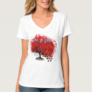 T-shirt Tomber Dans L'Amour T-Shirls Racines Racines Puzzl
