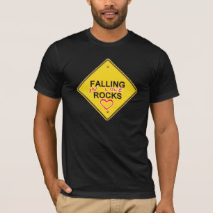 T-SHIRT TOMBER DANS LES ROCHERS AMOUREUX