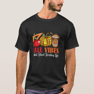 T-shirt Tomber Des Vibes Drôle Et Ce Secrétaire D'École Me