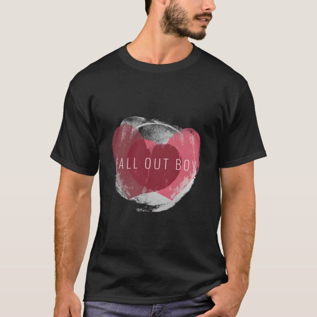 T-shirt Tomber en Ruine Usé Lui (Devant)