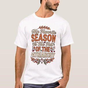 T-shirt Tomber Patriarcat Vintage Féministe Chemise D'auto