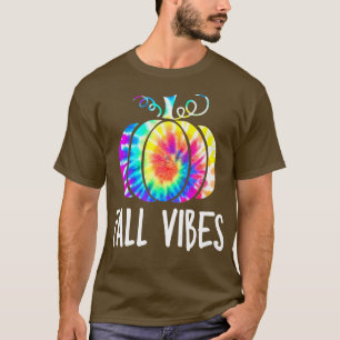 T-shirt tomber vibes drôle mignon citrouille d'automne
