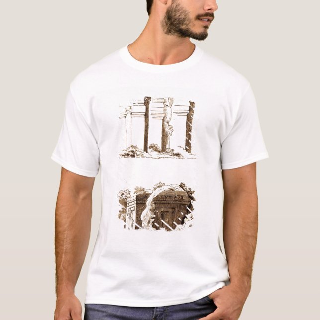 T-shirt Tombes au d'Asso de Castel (Devant)