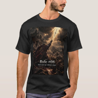 T-shirt Tombez. Ripostez. Relevez-vous.