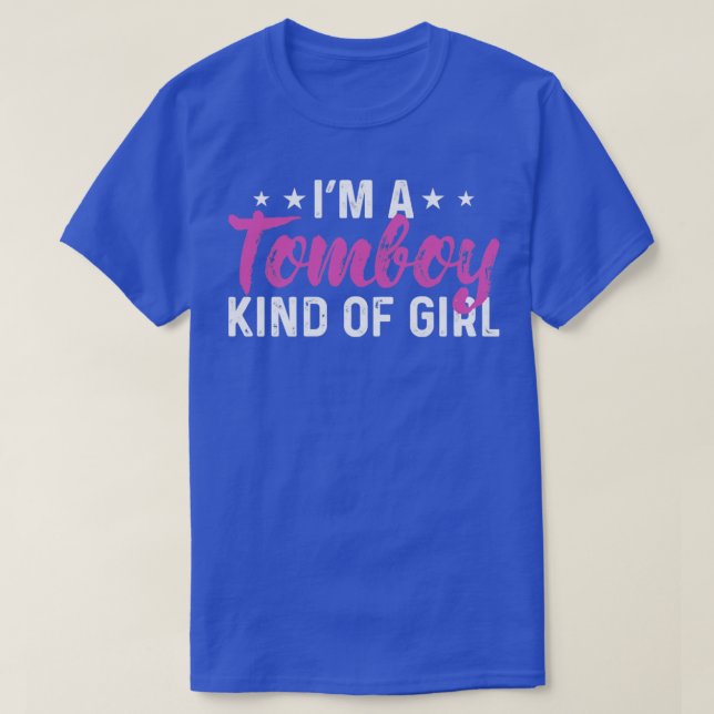 T-shirt Tomboy Je Suis Un Tomboy Genre De Cadeau De Fille (Design devant)