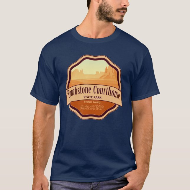 T-shirt Tombstone Courthouse State Park Comté de Cochise (Devant)