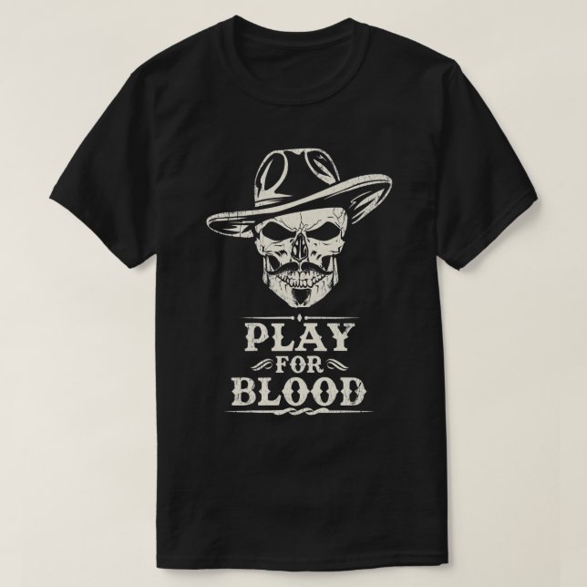 T-shirt Tombstone Doc Jouer pour le sang (Design devant)