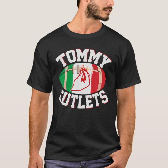 T-shirt Tommy Cutlets Football Quartier NY Main italienne (Devant)