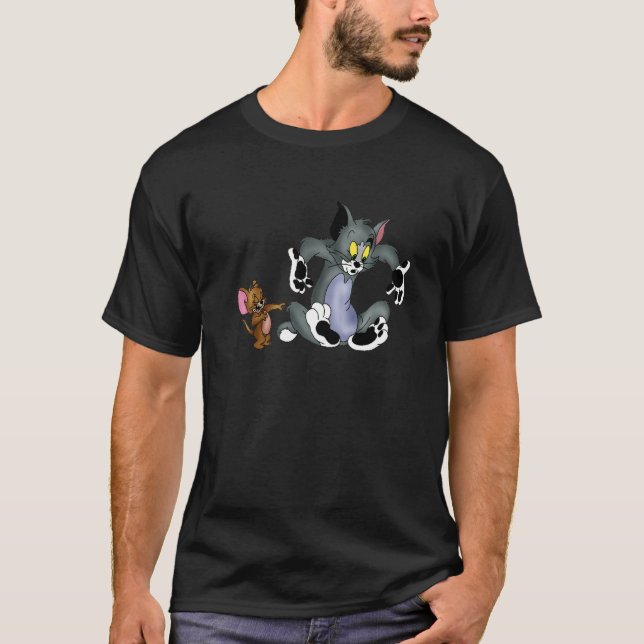 T-shirt Tommy et son ami riant (Devant)