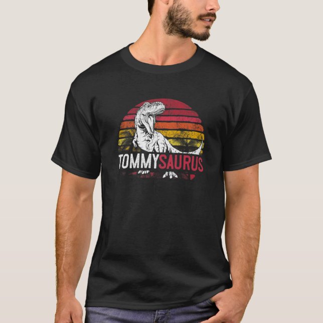 T-shirt Tommy Saurus Funny (Devant)