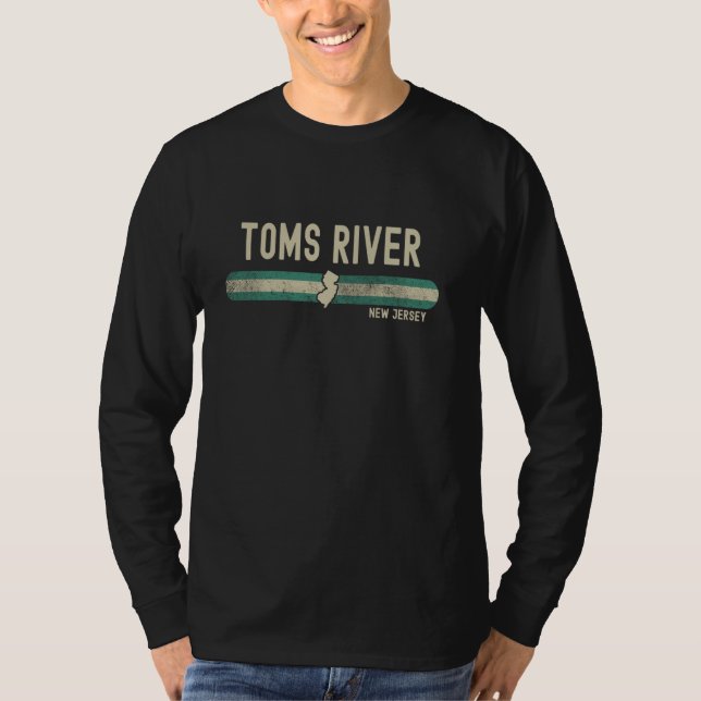 T-shirt Toms River NJ New Jersey Voyage & 80s Style (Devant)