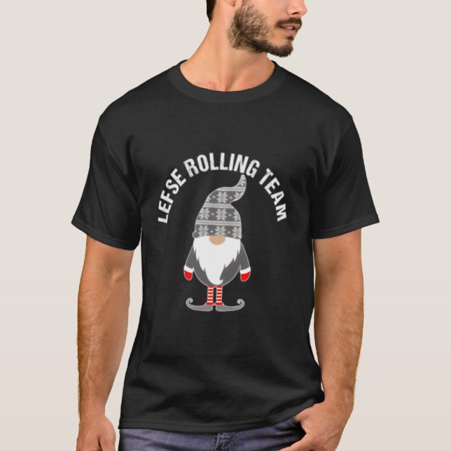 T-shirt Tomte Gnome Scandinave à gauche (Devant)