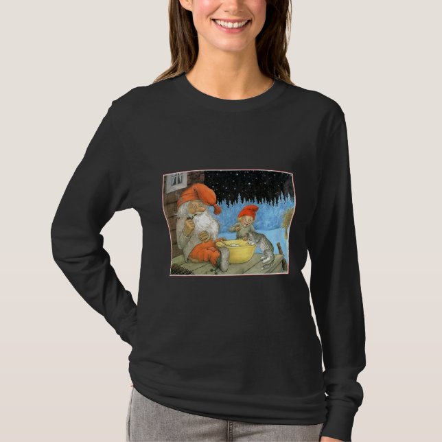 T-shirt Tomte Nisse, aka père noël (Devant)