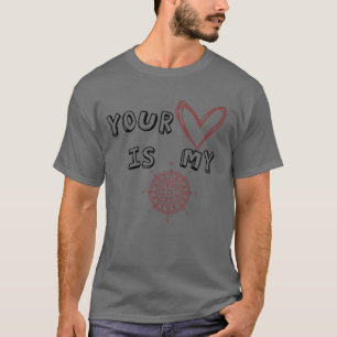 T-shirt Ton coeur est mon boussole