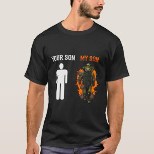 T-shirt Ton Fils Mon Fils Bomb Squad Eod Ingénieur Militai