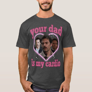 T-shirt Ton papa est mon ami Cardio Charlie Swanwilight