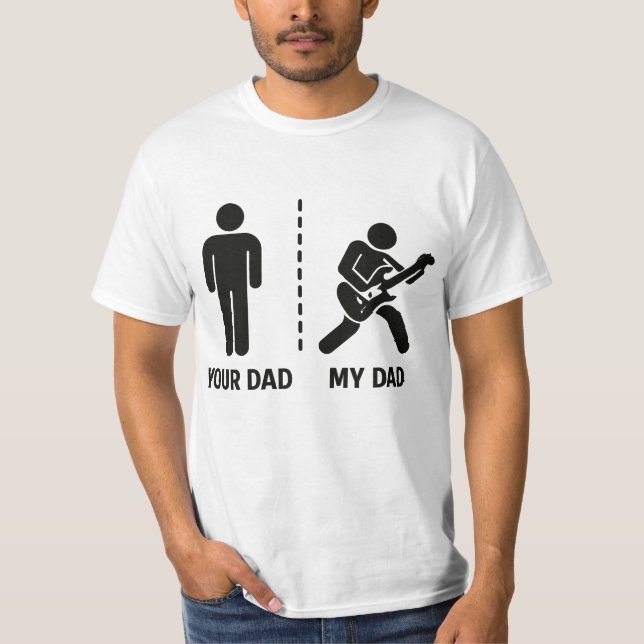 T-shirt Ton papa mon papa  (Devant)