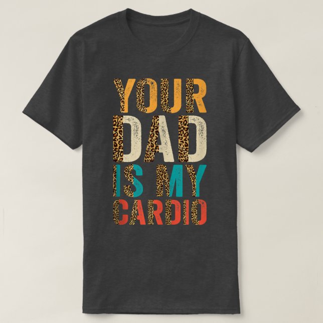T-shirt Ton Père Est Mon Cardio1584 (Design devant)