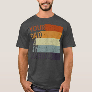 T-shirt Ton Père Est Mon Cardio Gym Exercice Toomer Humori