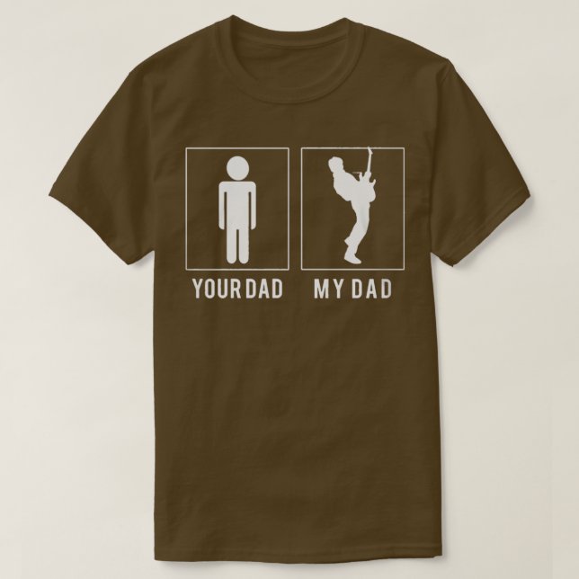 T-shirt Ton père, papa (Design devant)
