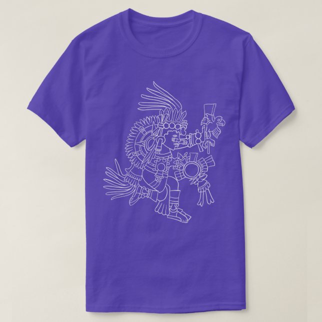 T-shirt Tonatiuh Aztec divinité solaire 3 (Design devant)