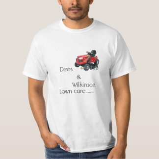 T-shirt tondeuse à gazon, Dees et
