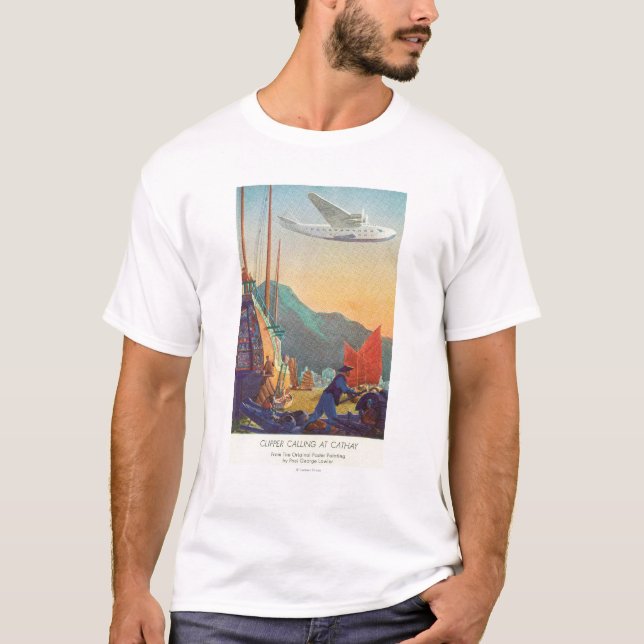 T-shirt Tondeuse Casserole-Américaine volant au-dessus de (Devant)
