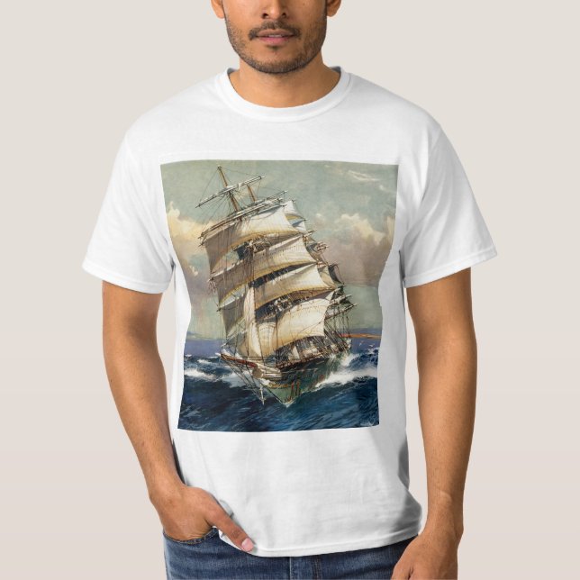 T-shirt Tondeuse Satamis de laine (Devant)