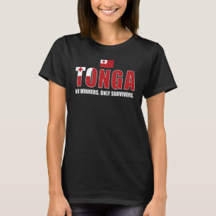 T-shirt Tonga Pas de vainqueurs Seulement survivants Tonga