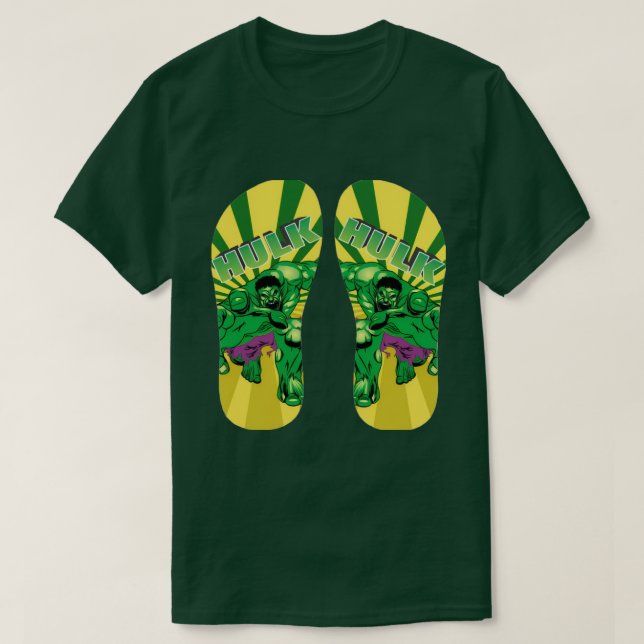 T-shirt Tongs de plage (Design devant)