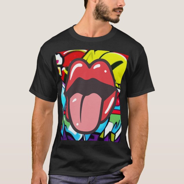 T-shirt Tongue Twister (Devant)