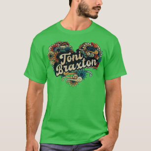 T-shirt Toni Braxton VIGNETTE COULEUR VINTAGE