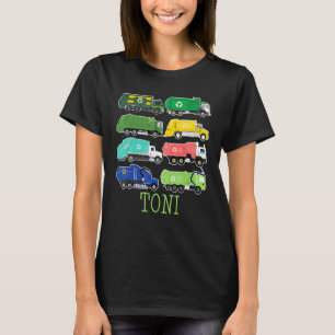 T-shirt Toni camion à ordures pour enfants collectionneur
