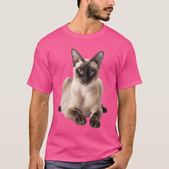 T-shirt Tonkinese Chat vintage (Devant)