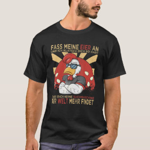 T-shirt Tonneau Mes Oeufs sur Coq avec Lunettes de Soleil