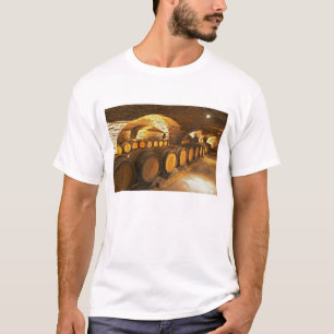 T-shirt Tonneaux de chêne dans la cave au Domaine Comte