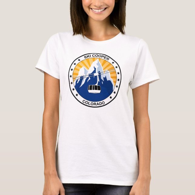 T-shirt Tonnelier le Colorado de ski (Devant)