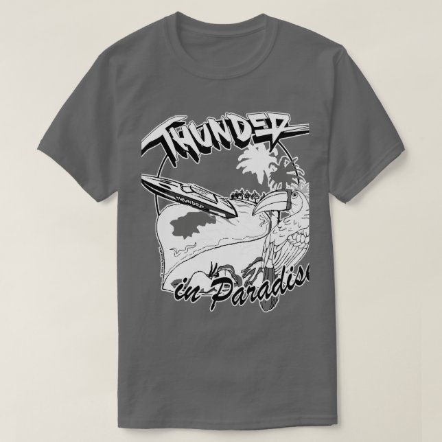 T-shirt Tonnerre au paradis (Design devant)