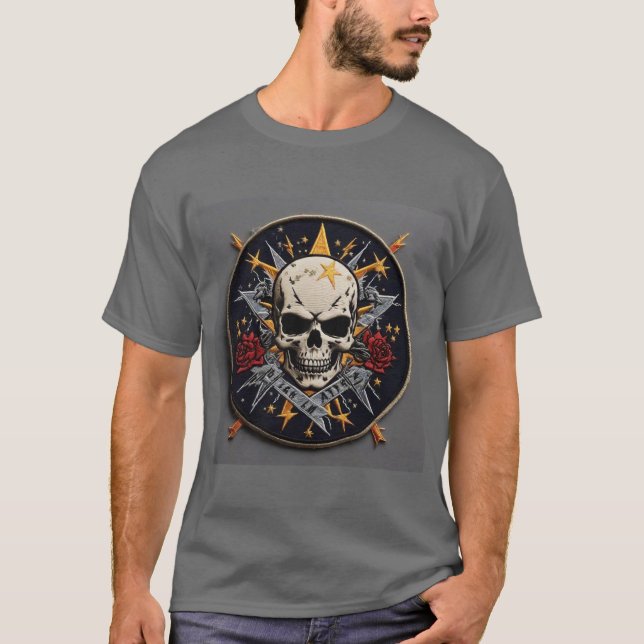 T-shirt Tonnerre crâne : Brigade des boulons (Devant)