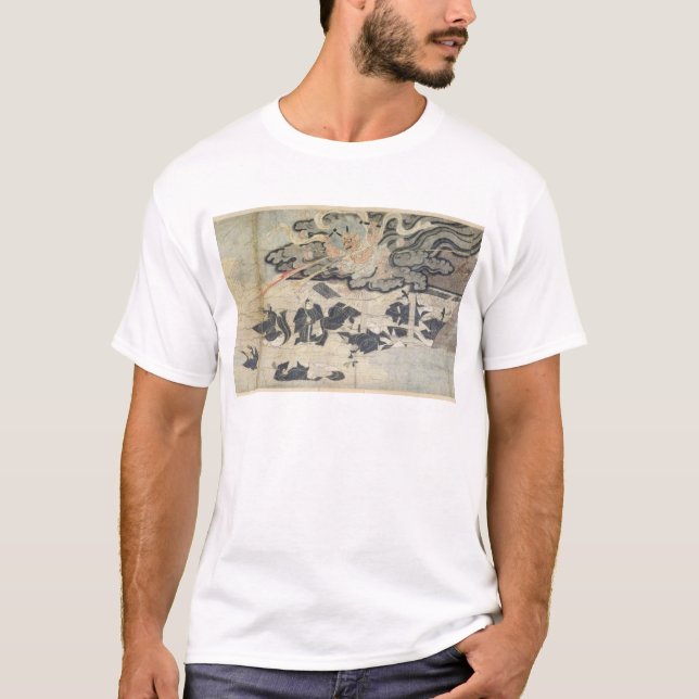 T-shirt Tonnerre de démon, tombeau de Tenjin, période de (Devant)