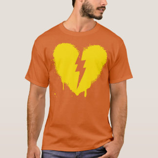 T-shirt Tonnerre et cœur