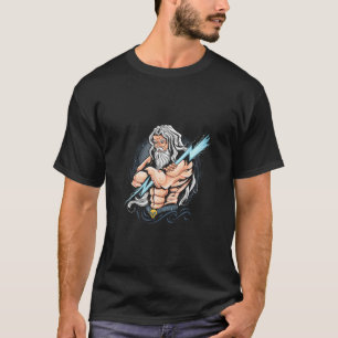 T-shirt Tonnerre Zeus Dieu oeuvre T Chemise