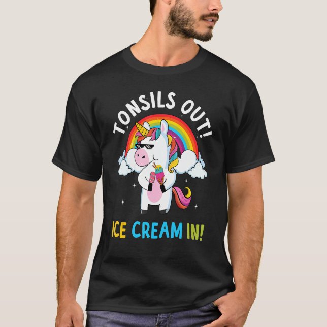 T-shirt Tonsillectomie Chirurgie Tonsils Sortir La Crème D (Devant)