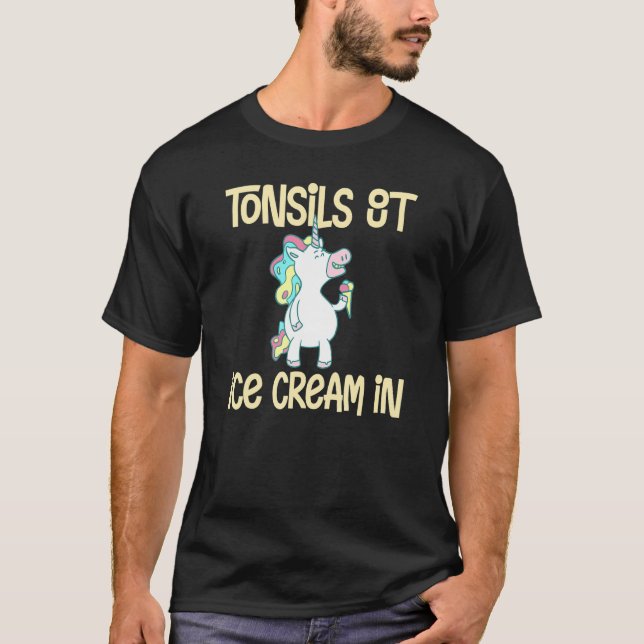 T-shirt Tonsillectomie Tonsil Enlèvement Tonsil Récupérati (Devant)