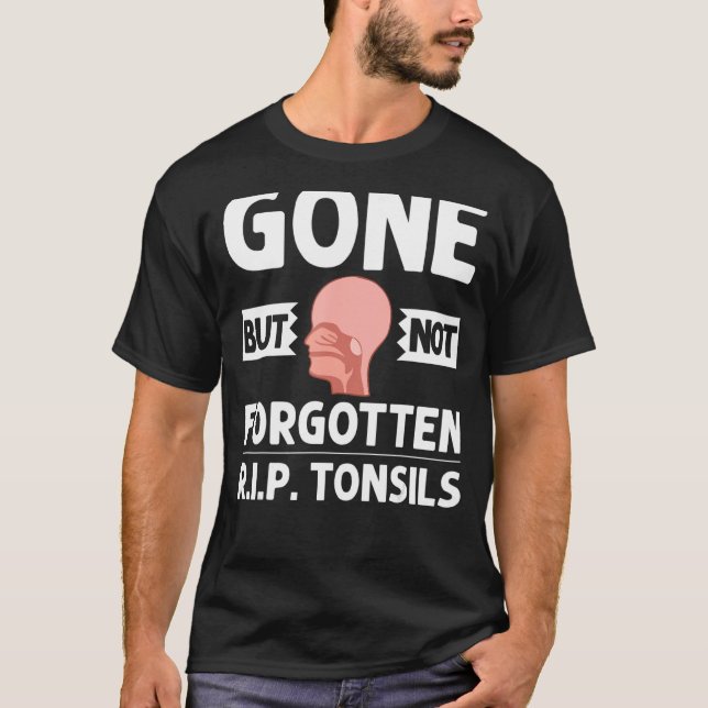 T-shirt Tonsillectomie Tonsil Enlèvement Tonsil Récupérati (Devant)
