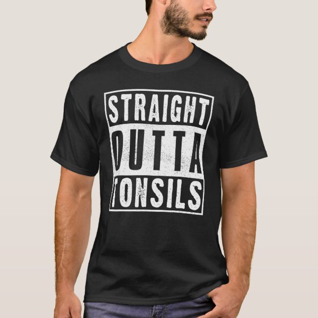 T-shirt Tonsillectomie Tonsil Remova (Devant)