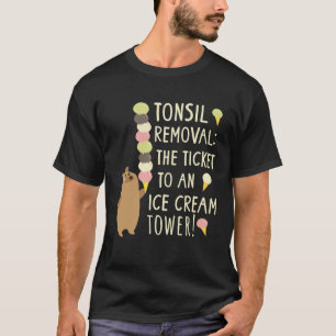 T-shirt Tonsils Chirurgie post Tonsillectomie Récupérer