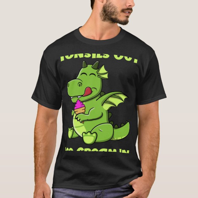 T-shirt Tonsils Sortir Tonsillectomie Récupération Tonsils (Devant)