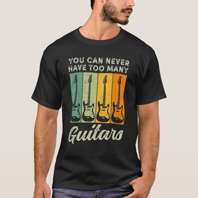 T-shirt Too Many Guitars Concert (Devant)